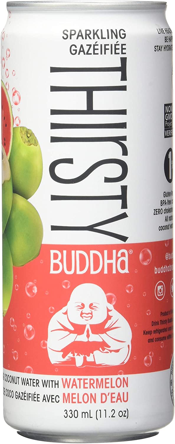 Thirsty Buddha Sparkling Coconut Water Watermelon / 12x330ml