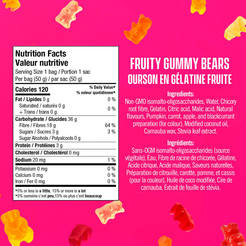 Fruity Gummy Bears 12 x 50g 12 / Fruity Gummy Bears