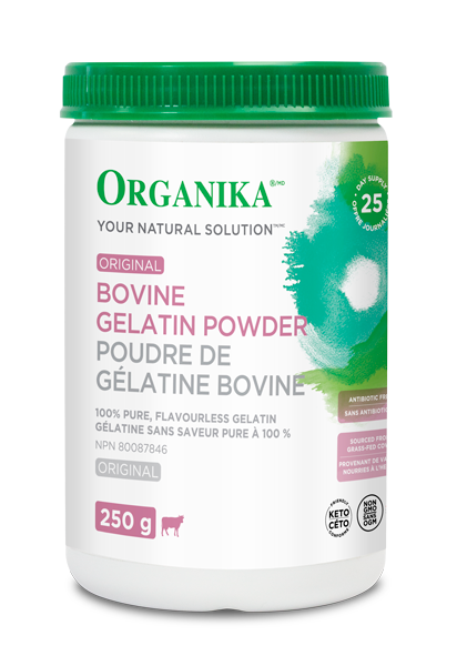 Organika Bovine Gelatin Powder (Original), 250g