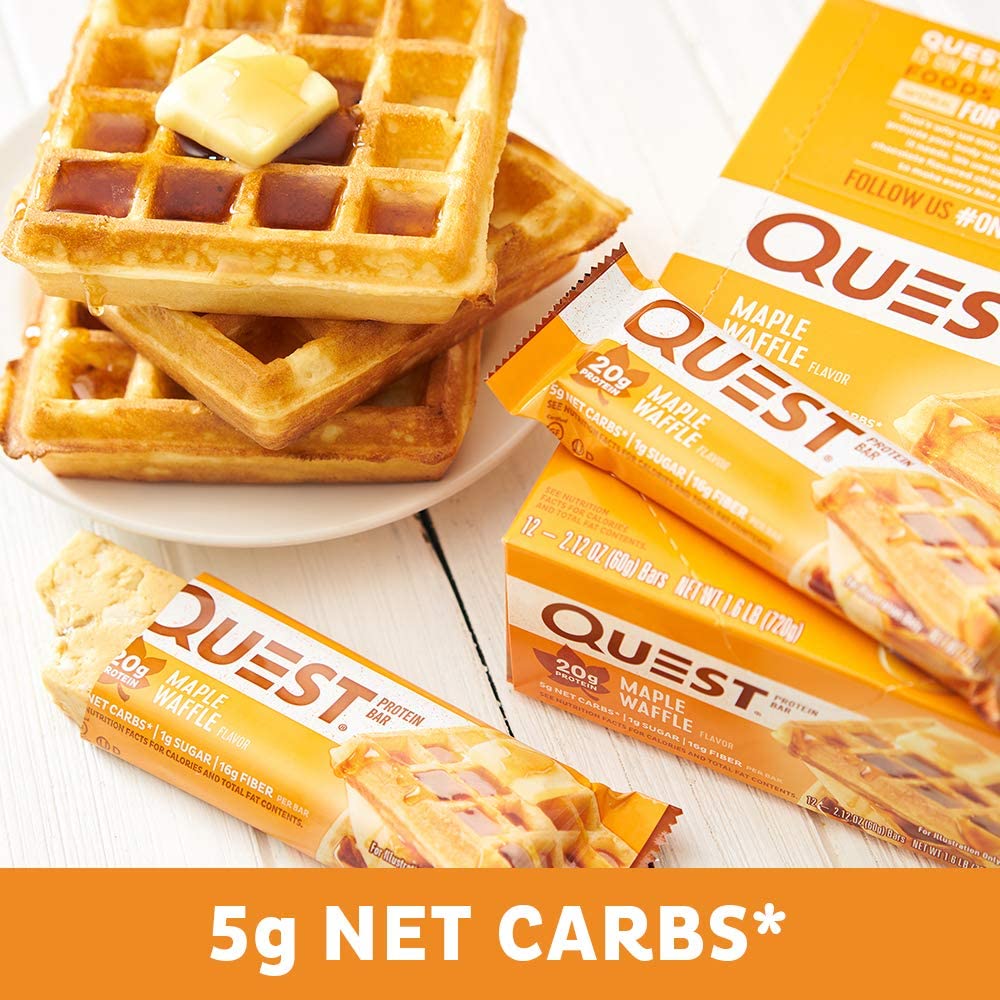 Quest Protein Bar 60g / Maple Waffle