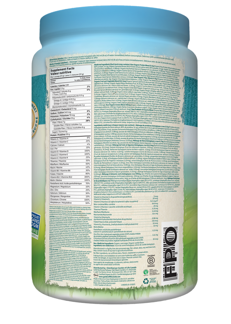 All-In-One Shake 20 Servings / Lightly Sweet