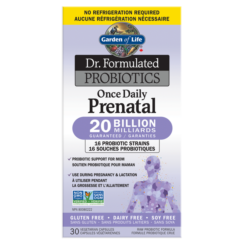 Dr. Formulated Probiotics Once Daily Prenatal 20-Billion 30 Vegetarian capsules / g