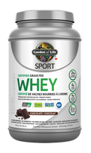 Garden of Life SPORT Certified Grass Fed Whey - Chocolate 20 Servings - Protein Powder