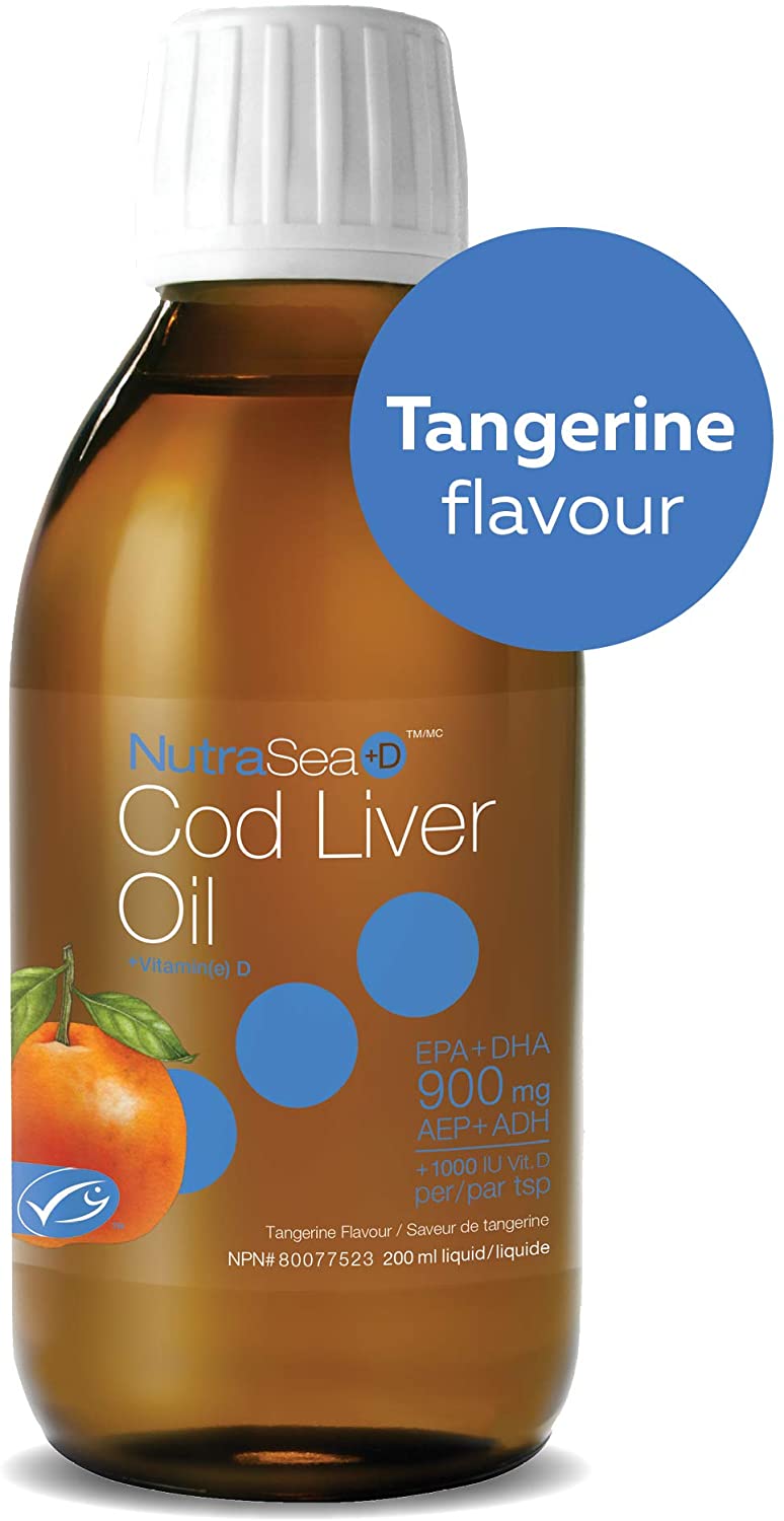 Cod Liver Oil + Vitamin D 200ml / Tangerine