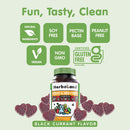 Herbaland Organic Fruit & Veg Fiber Gummies For Kids - 60 Gummies Black Currant - Digestive Health