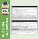 Herbaland Organic Fruit & Veg Fiber Gummies For Kids - 60 Gummies Black Currant - Digestive Health