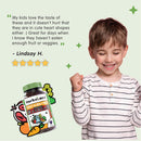 Herbaland Organic Fruit & Veg Fiber Gummies For Kids - 60 Gummies Black Currant - Digestive Health