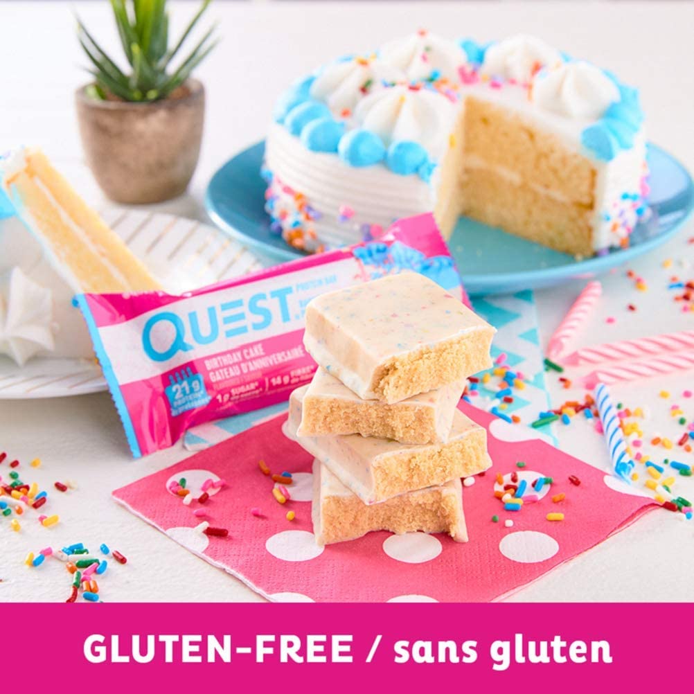 Quest Bar Pack of 12 / Birthday Cake
