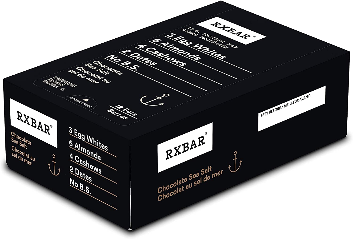 RXBAR Protein Bar Chocolate Sea Salt / Pack of 12