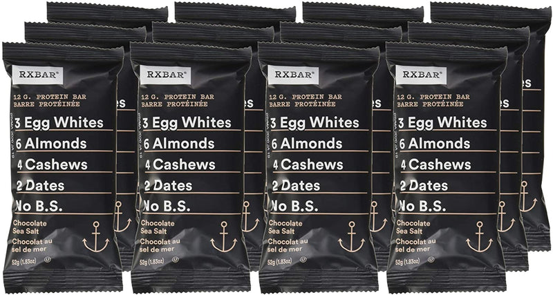 RXBAR Protein Bar Chocolate Sea Salt / Pack of 12