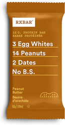 RXBAR Protein Bar - Peanut Butter Pack 12 - Protein snacks