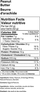 RXBAR Protein Bar - Peanut Butter Pack 12 - Protein snacks