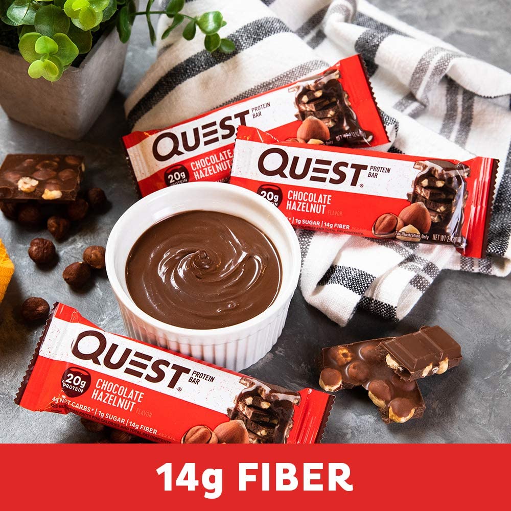 Quest Bar Pack of 12 / Chocolate Hazelnut