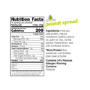 NUTS 'n MORE Peanut Butter Spread - VEGAN PEANUT BUTTER 1lb - Spread