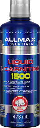 ALLMAX L-Carnitine Liquid - Fruit Punch 473ml - - Amino Acids