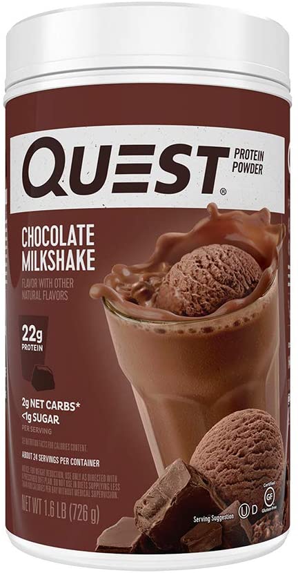 Quest Nutrition Protein Powder 1.6lb, 726g, 24 servings, Chocolate Milkshake, SNS Health, Sports Nutrition