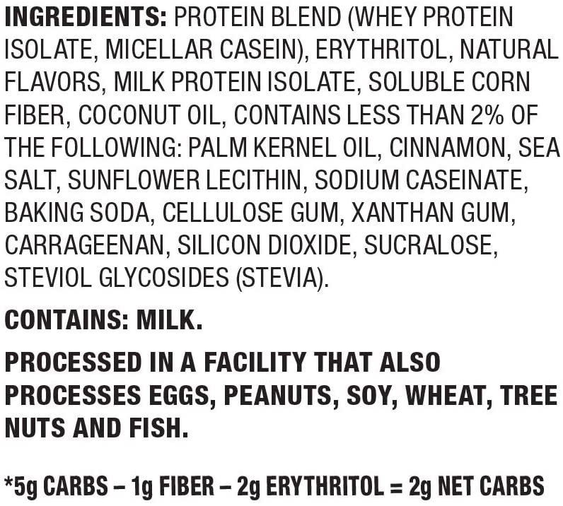 Protein Powder 1.6lb / Cinnamon Crunch