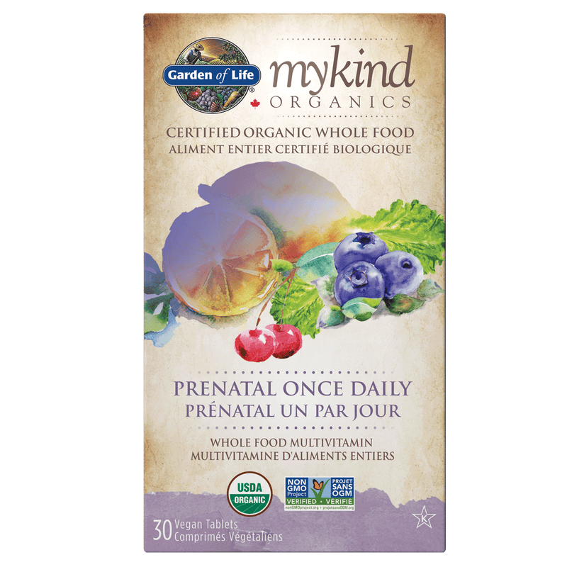 Mykind Organics - Multivitamin - Prenatal Once Daily 30 Vegan Tablets / g
