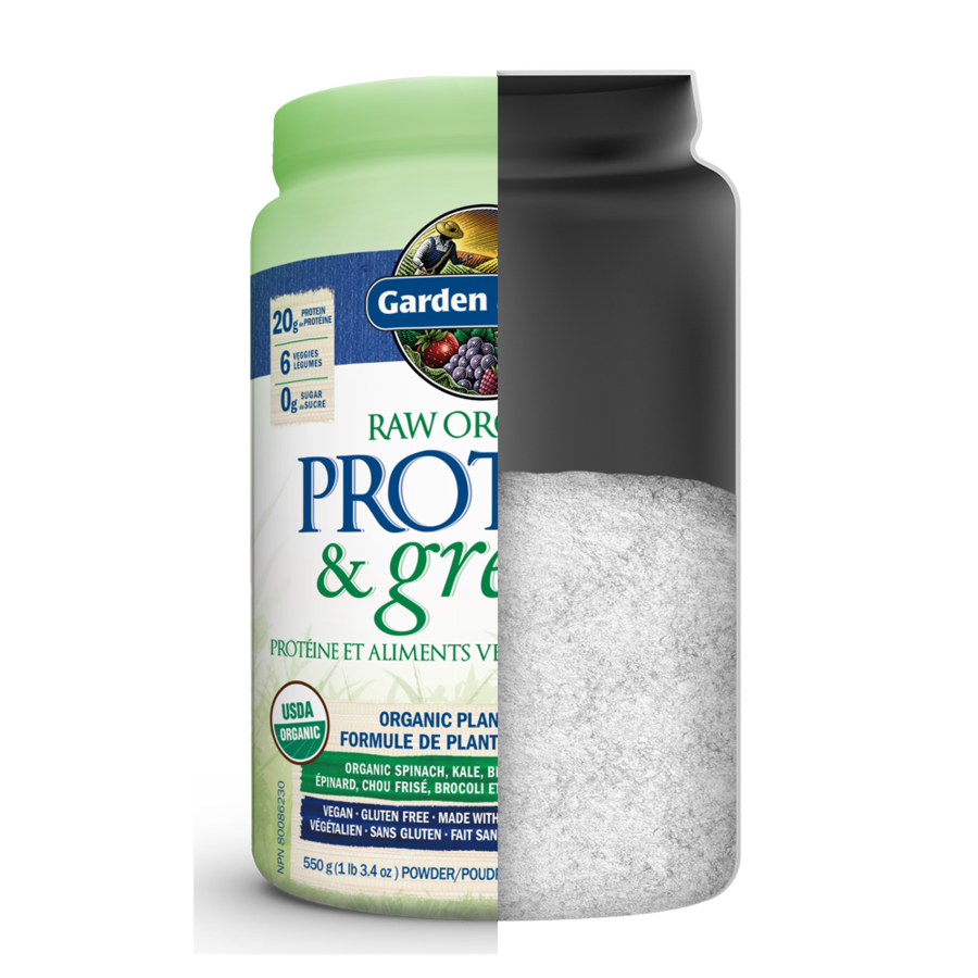 RAW Organic Protein & greens 550 g / Vanilla / g