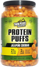 Twin Peaks Protein Puffs - Jalapeno Cheddar 300g - - Protein snacks
