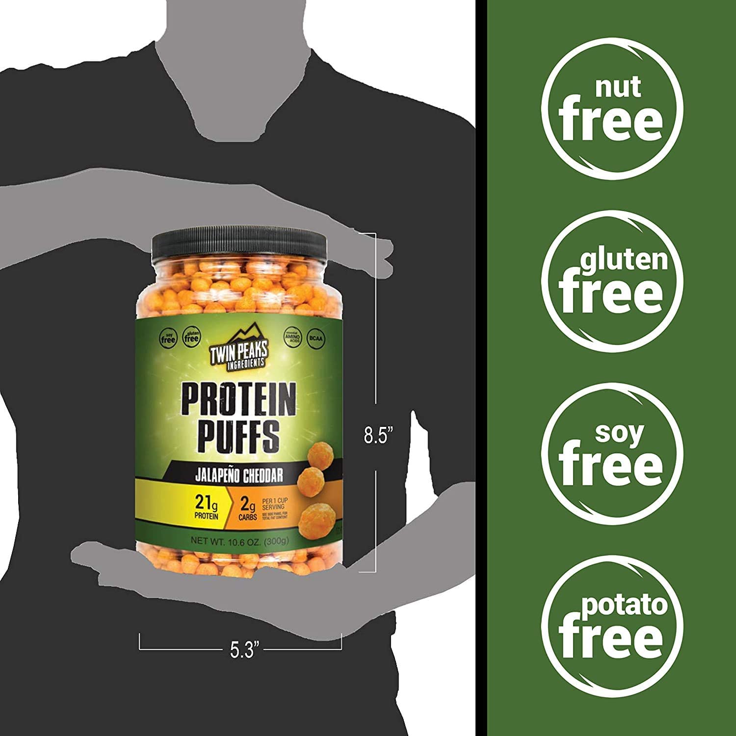 Protein Puffs 300g / Jalapeno Cheddar