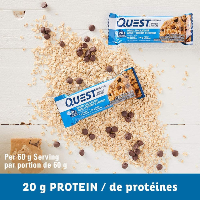 Quest Bar Pack of 12 / Oatmeal Chocolate Chip