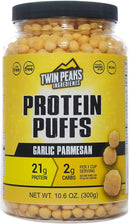 Twin Peaks Protein Puffs - Garlic Parmesan 300g - - Protein snacks