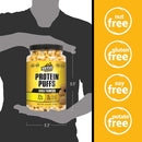Twin Peaks Protein Puffs - Garlic Parmesan 300g - - Protein snacks