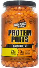 Twin Peaks Protein Puffs - Nacho Cheese 300g - - Protein snacks
