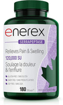 Enerex Serrapeptase 120,000 SU - 180 - Supplements
