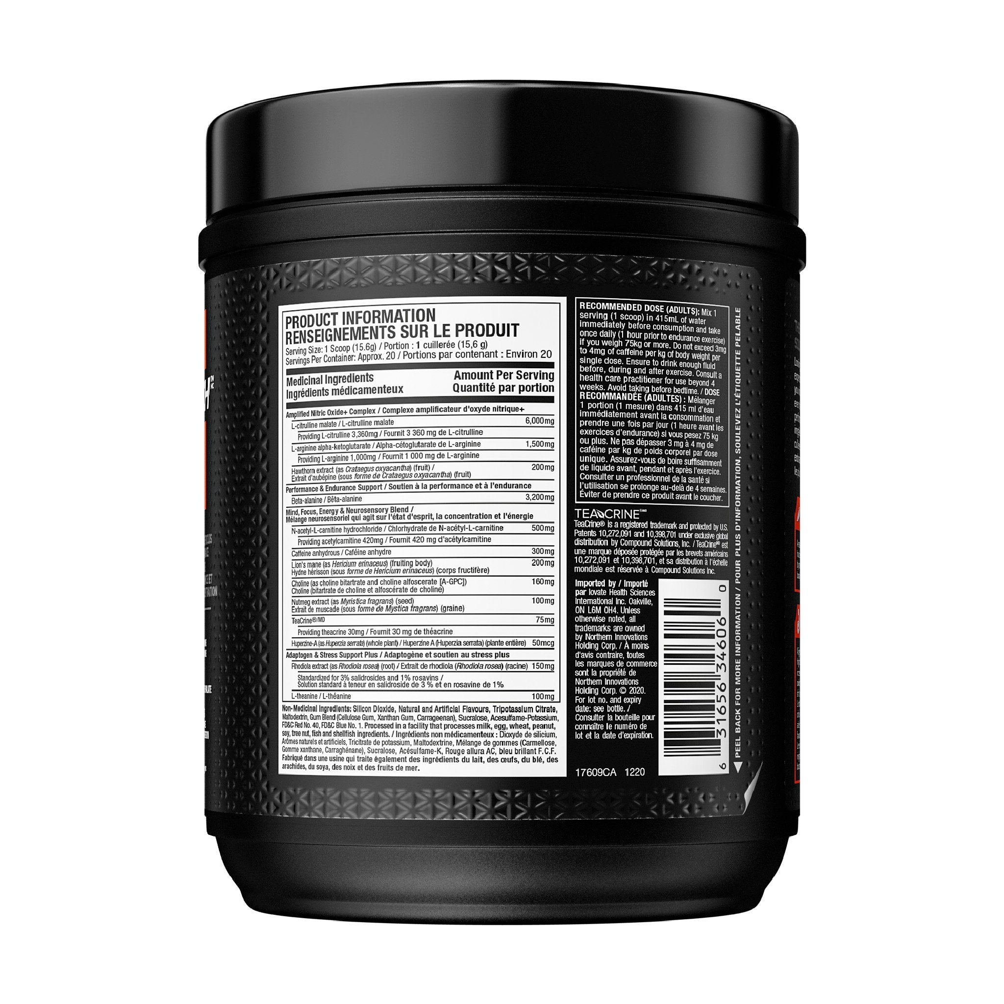 Shatter Pre - Workout Glacier Berry / 310 Gram