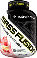 Nutrabolics Mass Fusion - Strawberry Cream 5lb - - Mass Gainer