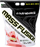 Nutrabolics Mass Fusion - Strawberry Cream 12lb - - Mass Gainer