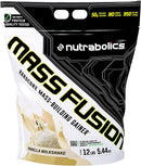 Nutrabolics Mass Fusion - Vanilla Milkshake 12lb - - Mass Gainer