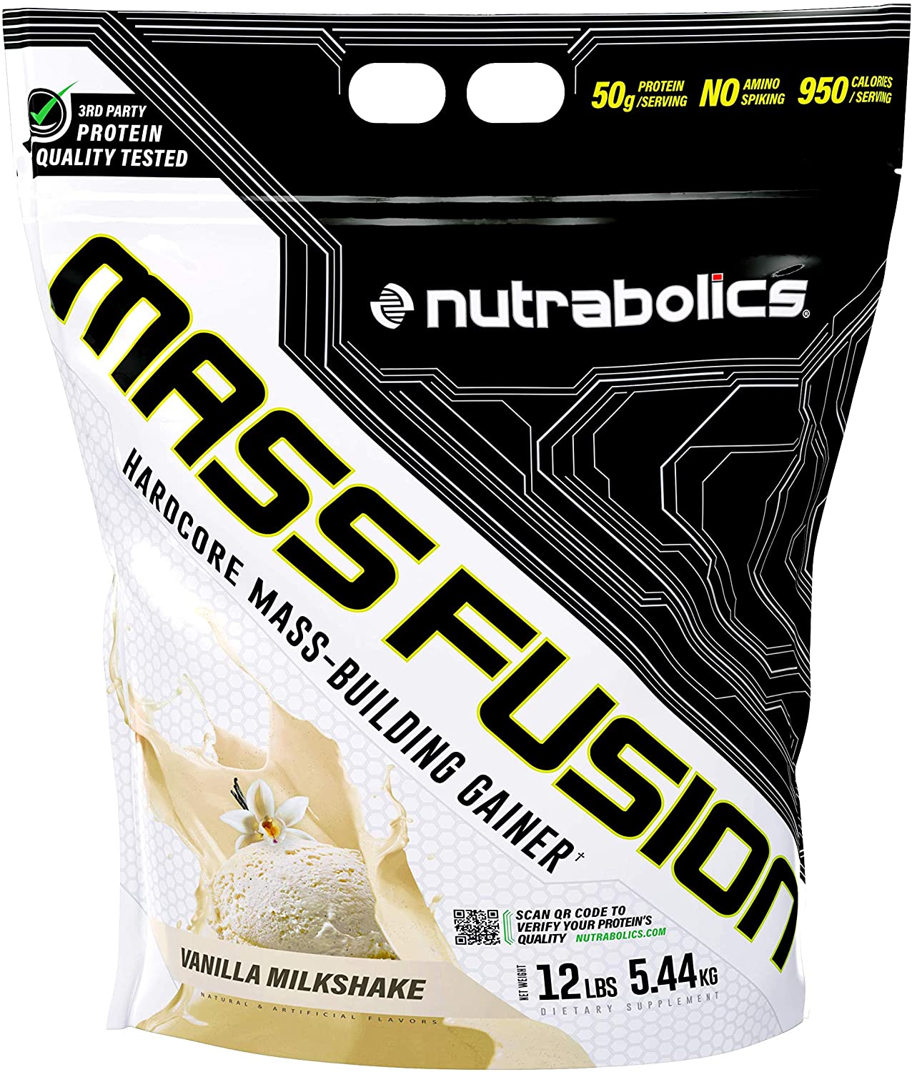Mass Fusion 12lb / Vanilla Milkshake