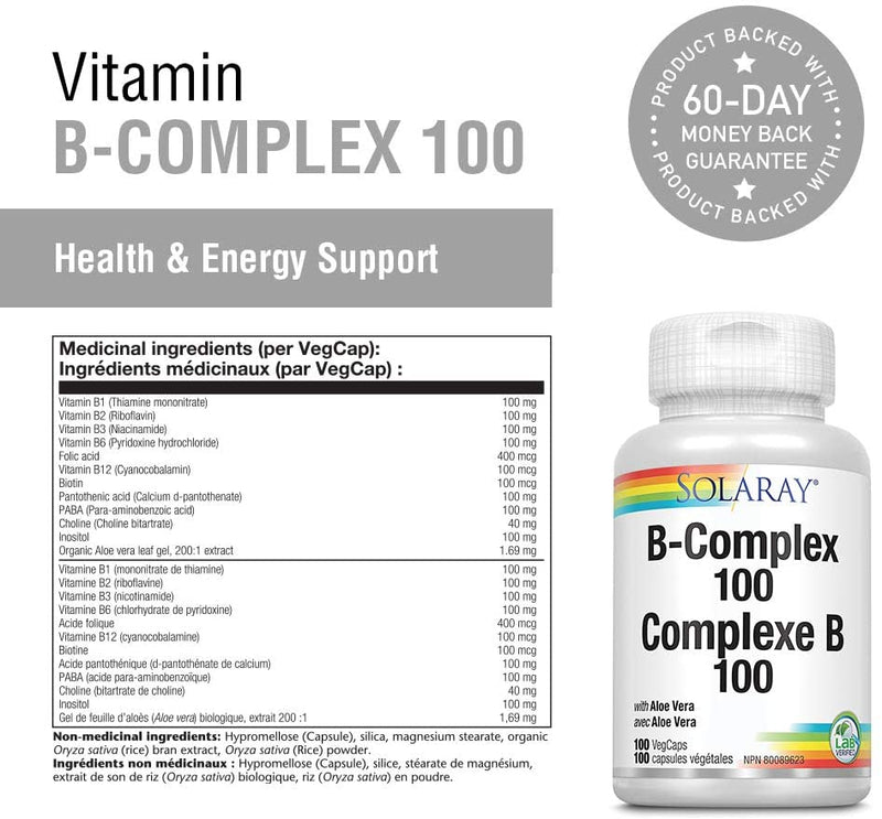 Vitamin B Complex 100mg 100