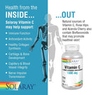Solaray Vitamin C with Rose Hips, Acerola, Bioflavonoids 1000mg - - Immune Support