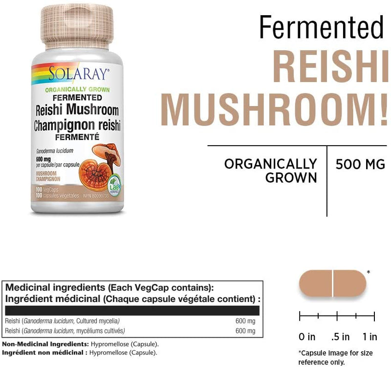 Reishi Mushroom 600mg 100