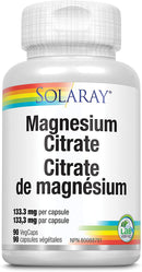 Solaray Magnesium Citrate 400mg - - Cardiovascular Support