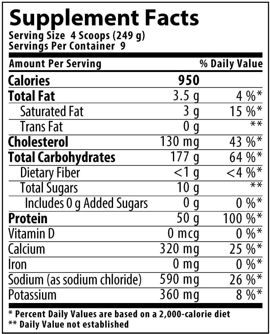 Mass Fusion 5lb / Vanilla Milkshake