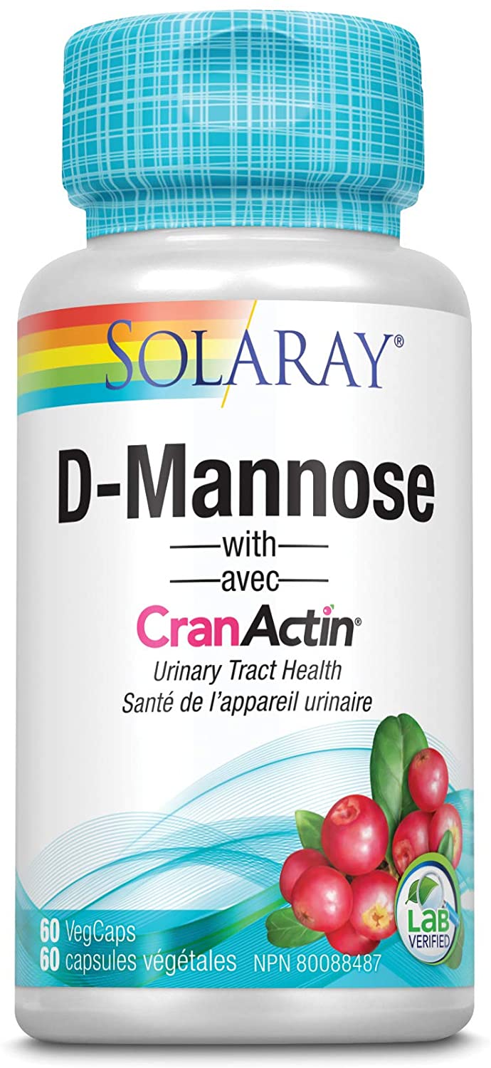 D-Mannose with CranActin Cranberry Extract 1000mg 60