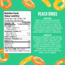 Smart Sweets Peach Rings 12 x 50g - - Candy