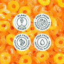 Smart Sweets Peach Rings 12 x 50g - - Candy