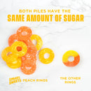Smart Sweets Peach Rings 12 x 50g - - Candy