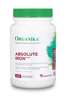 Organika Absolute Iron 25mg - 120 vegetarian capsules - Iron