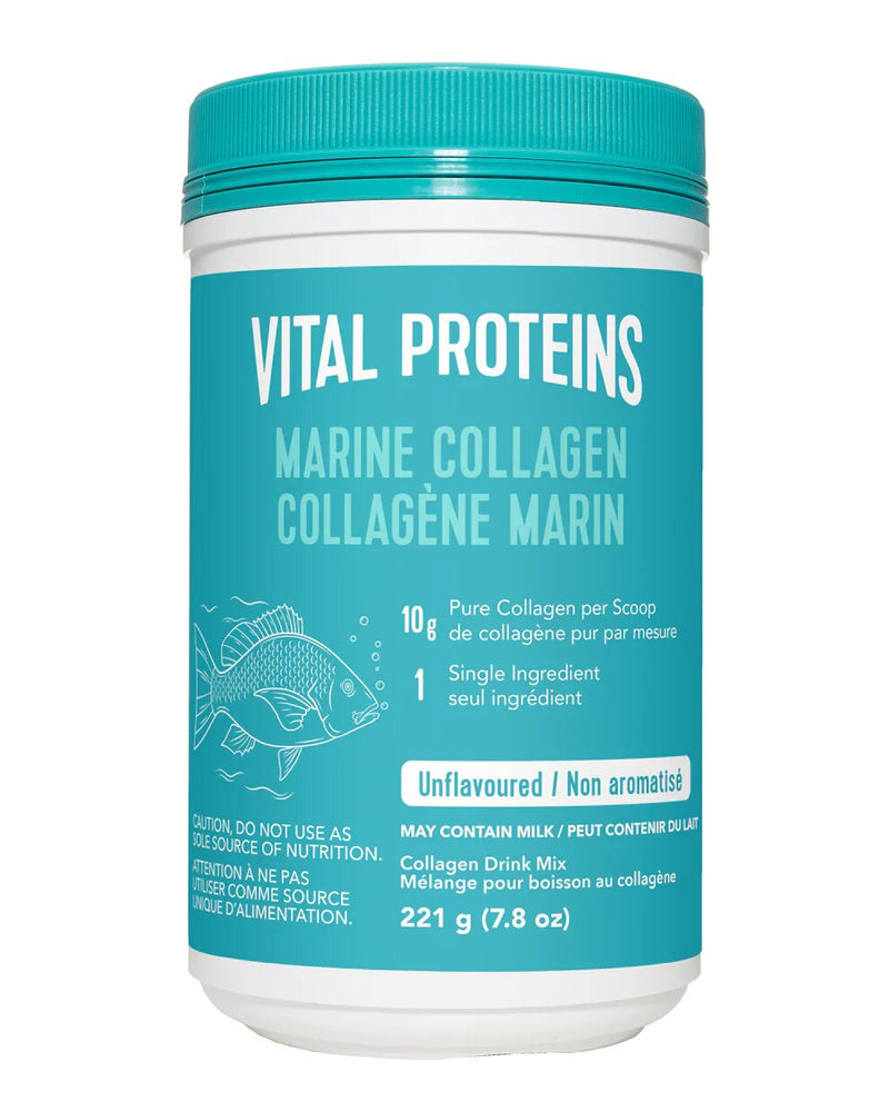Vital Proteins Marine Collagen, 221g (7.8oz), Unflavoured, SNS Health, Collagen