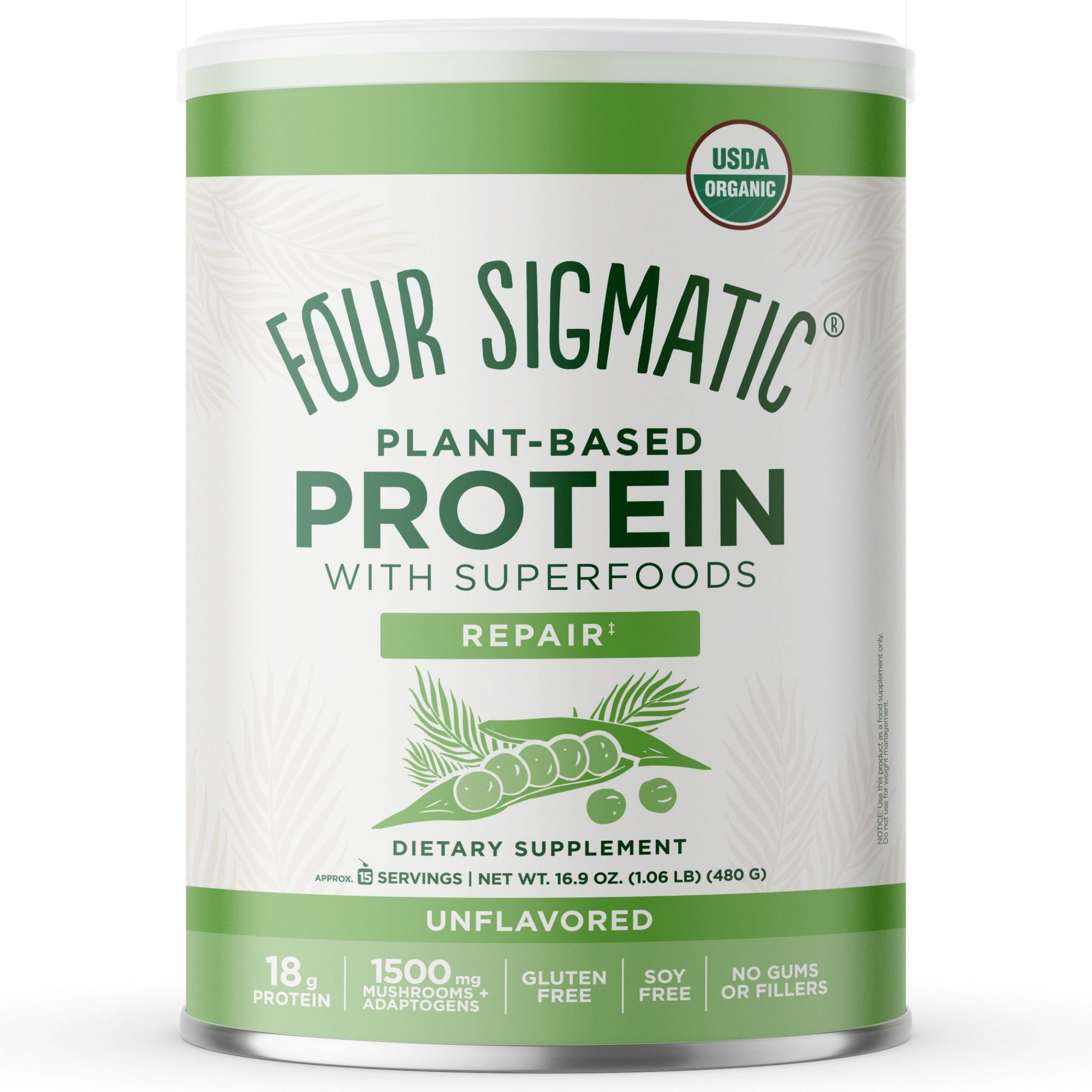 Plant-Based Protein with Superfoods 480g / Unflavoured