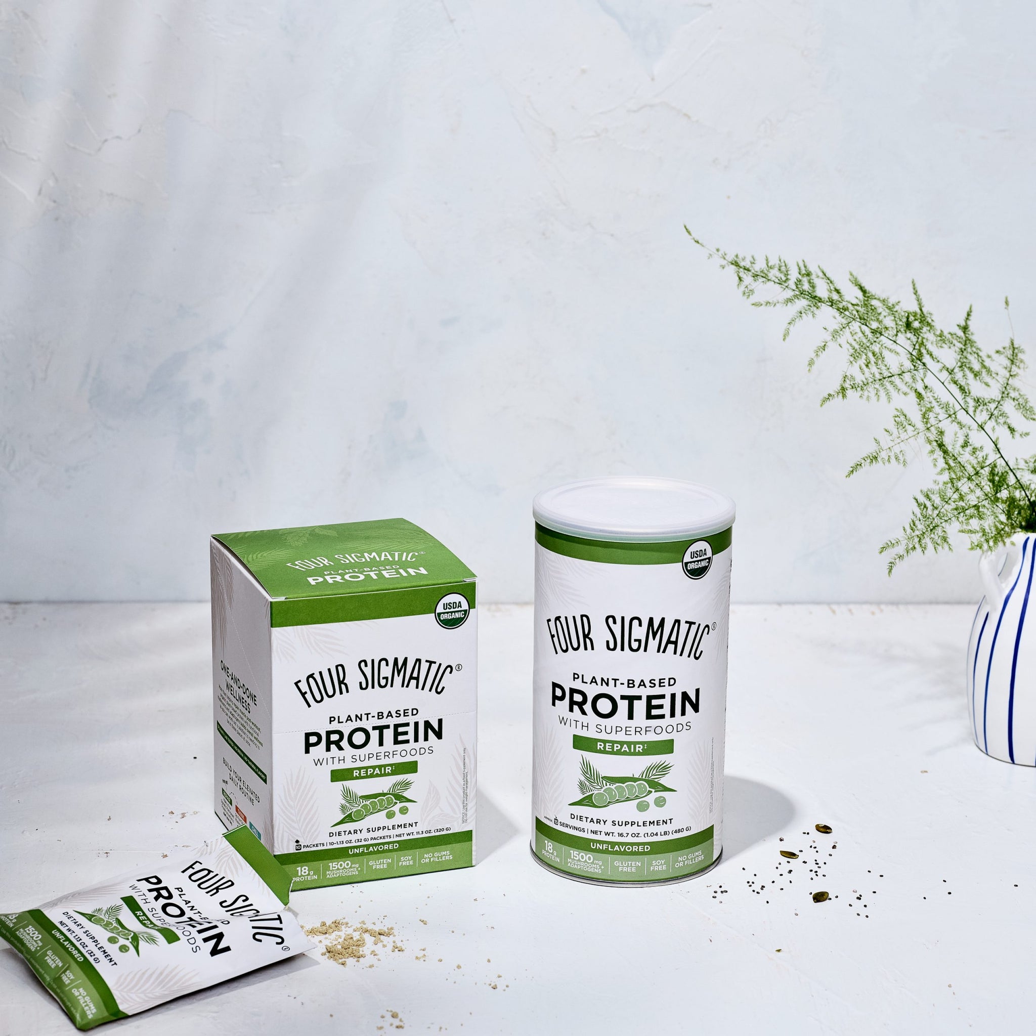 Plant-Based Protein with Superfoods (32gx10) 10 / Unflavoured