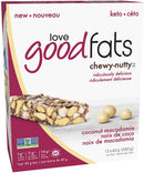 Love Good Fats Chewy-Nutty Protein Bars (12-pack) - Peanut Chocolatey - Protein snacks