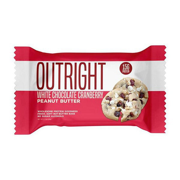 MTS OUTRIGHT PROTEIN BARS WHITE CHOCOLATE CRANBERRY / 12